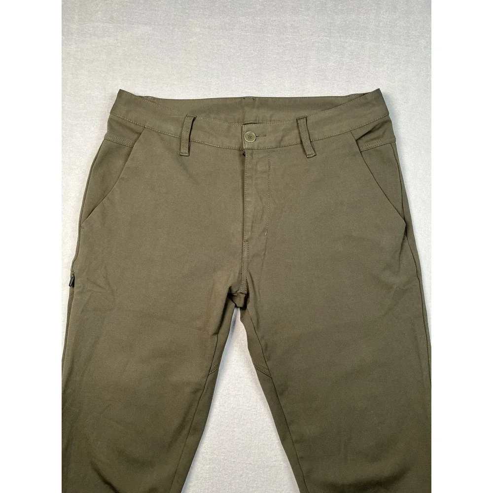 BYLT Everyday Pant 2.0 Men 31x29 Olive Stretch Tech Travel Golf Performance pant
